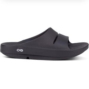 OOFOS OOahh Recovery Slide Black Women’s 10, Men’s 8